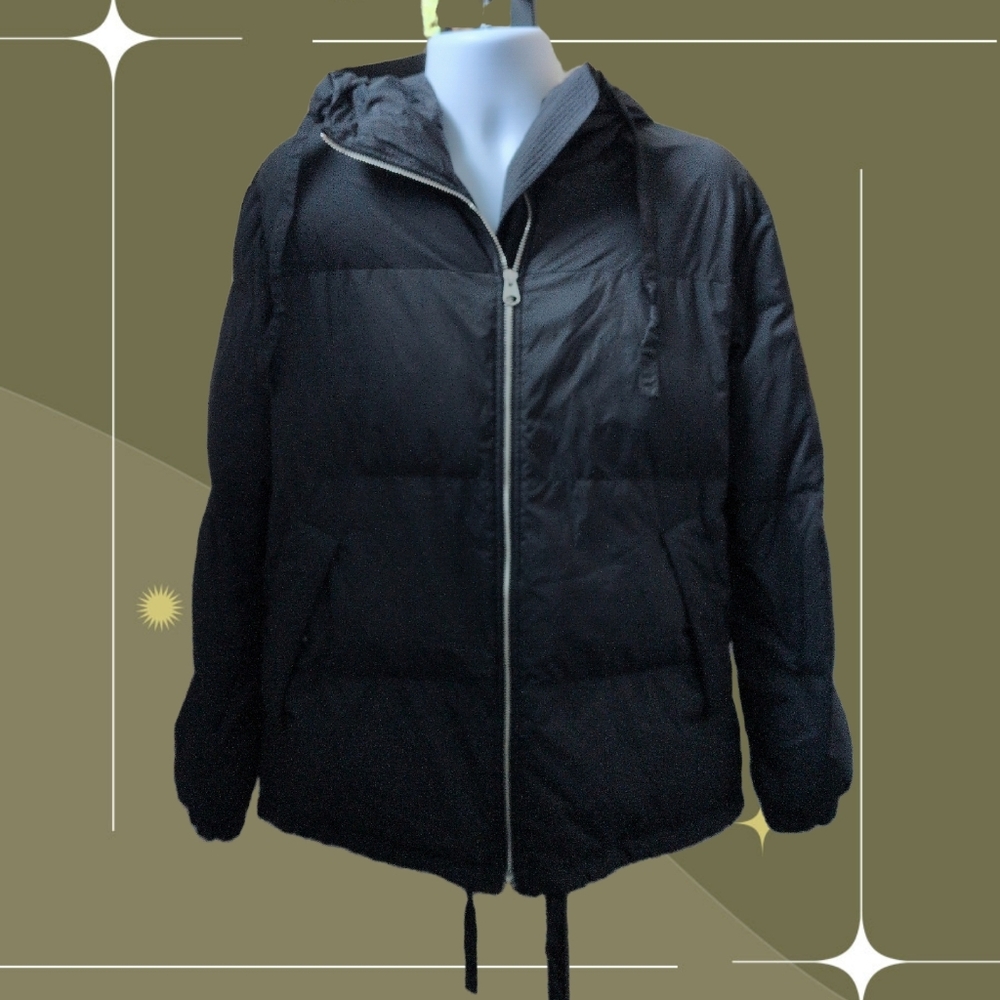 ✨ Arket Stockholm Men's Recycled Down Puffer Jacket Size Small